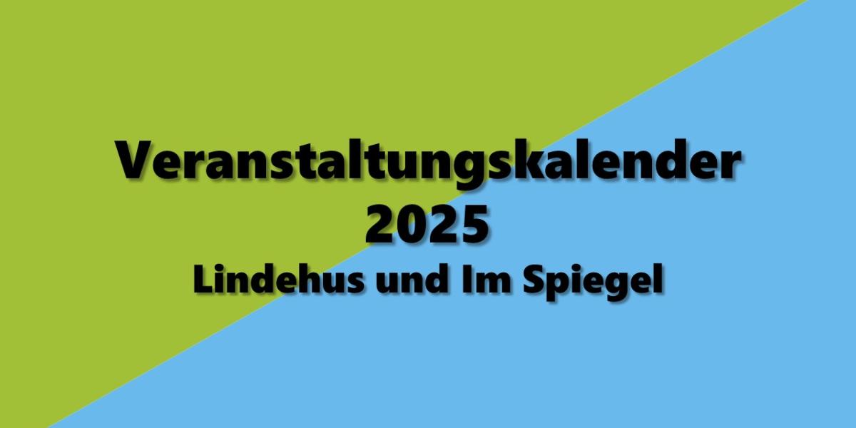 Veranstaltungskalender 2025