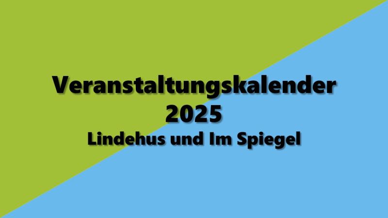 Veranstaltungskalender 2025